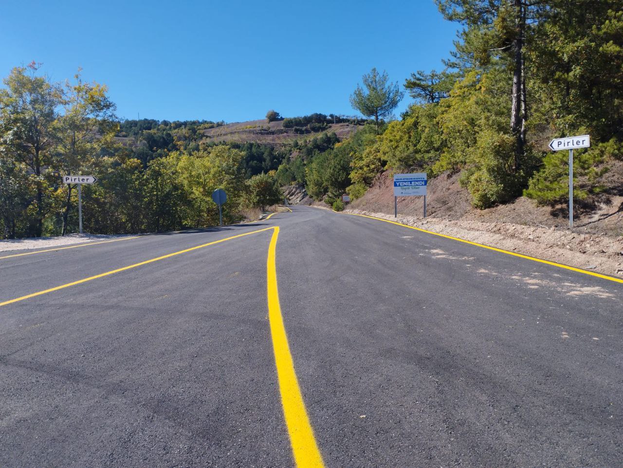 Yol çizgileri ile ulaşım güvenli hale geliyor