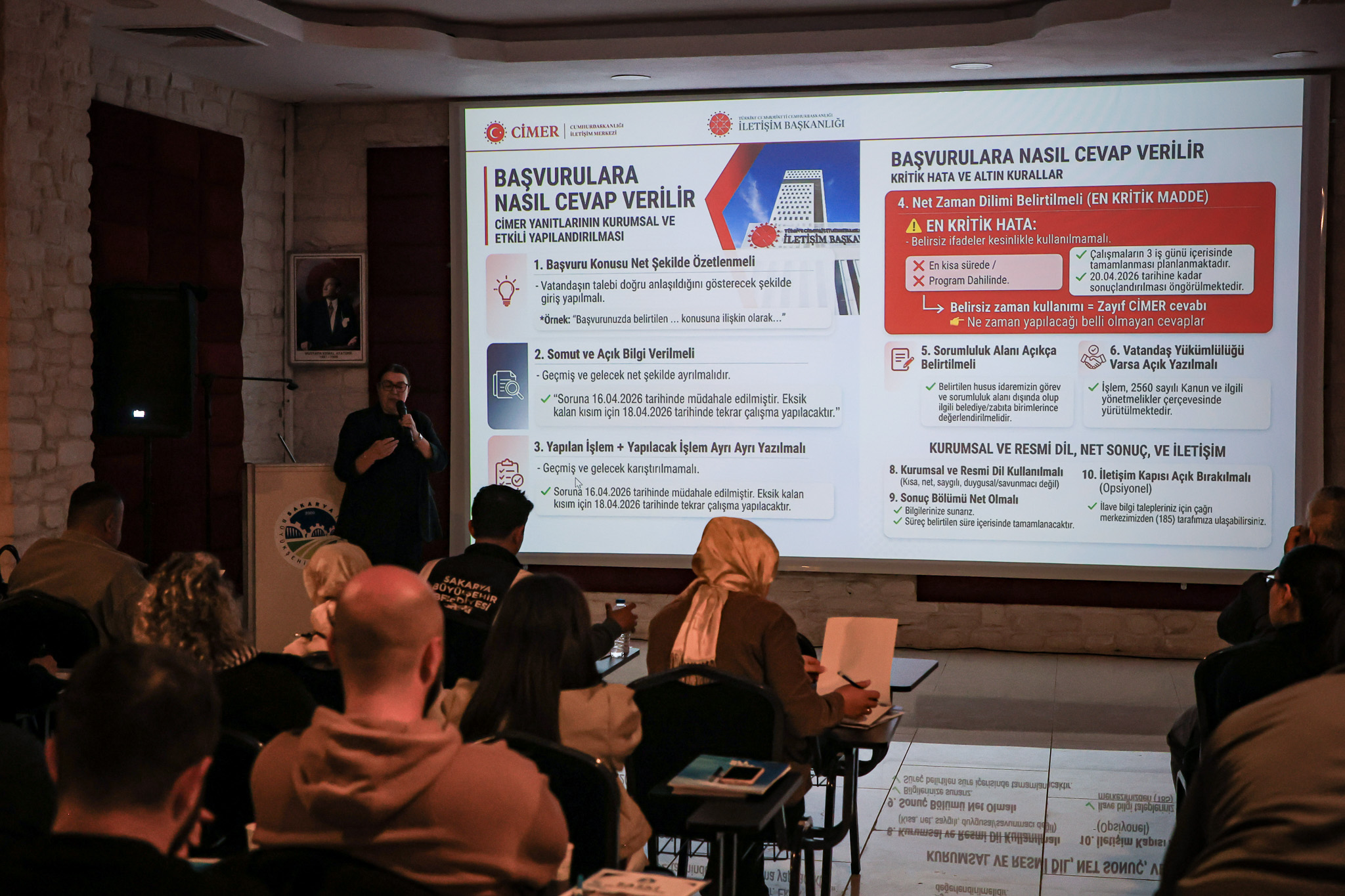 SASKİ’den çözüm odaklı hizmet anlayışını güçlendirecek eğitim