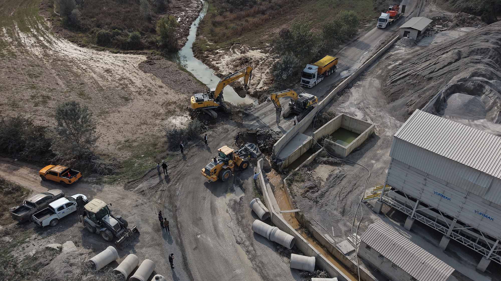 Büyükşehir’den Değirmencik’te yaşanan taşkın sorunlarına kalıcı çözüm