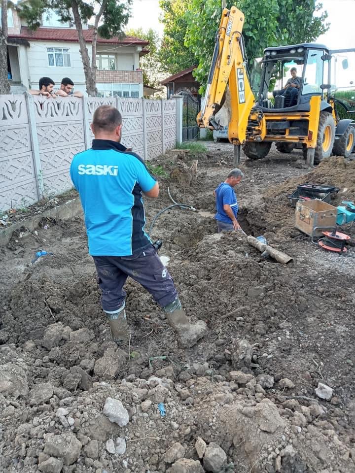 Büyükşehir SASKİ ekipleri Karakamış Mahallesini tamamlıyor