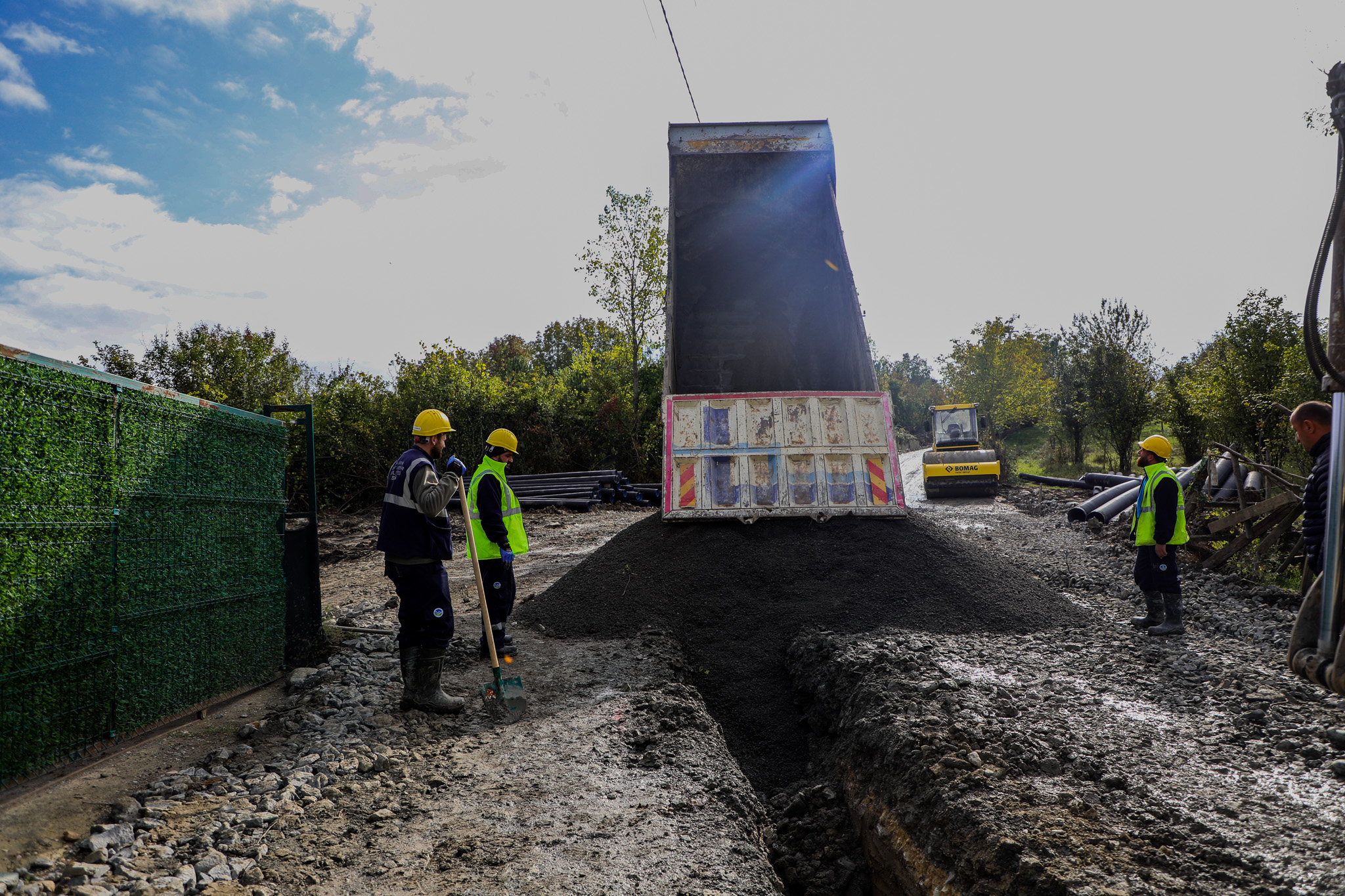 Hacımercan ve Uzunkum’a bin 200 metrelik yeni atıksu hattı