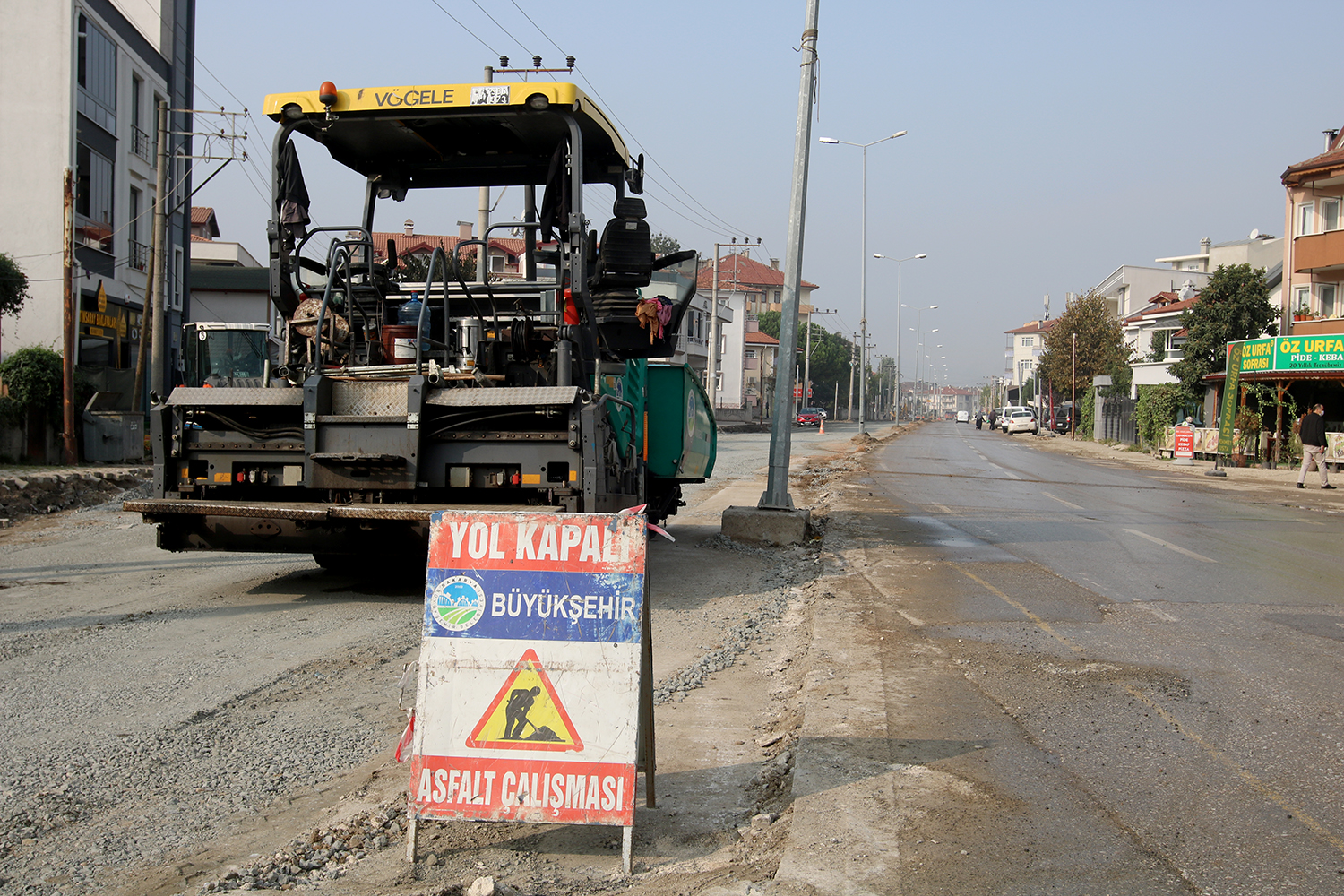 Mehmet Akif Ersoy Caddesi yenileniyor