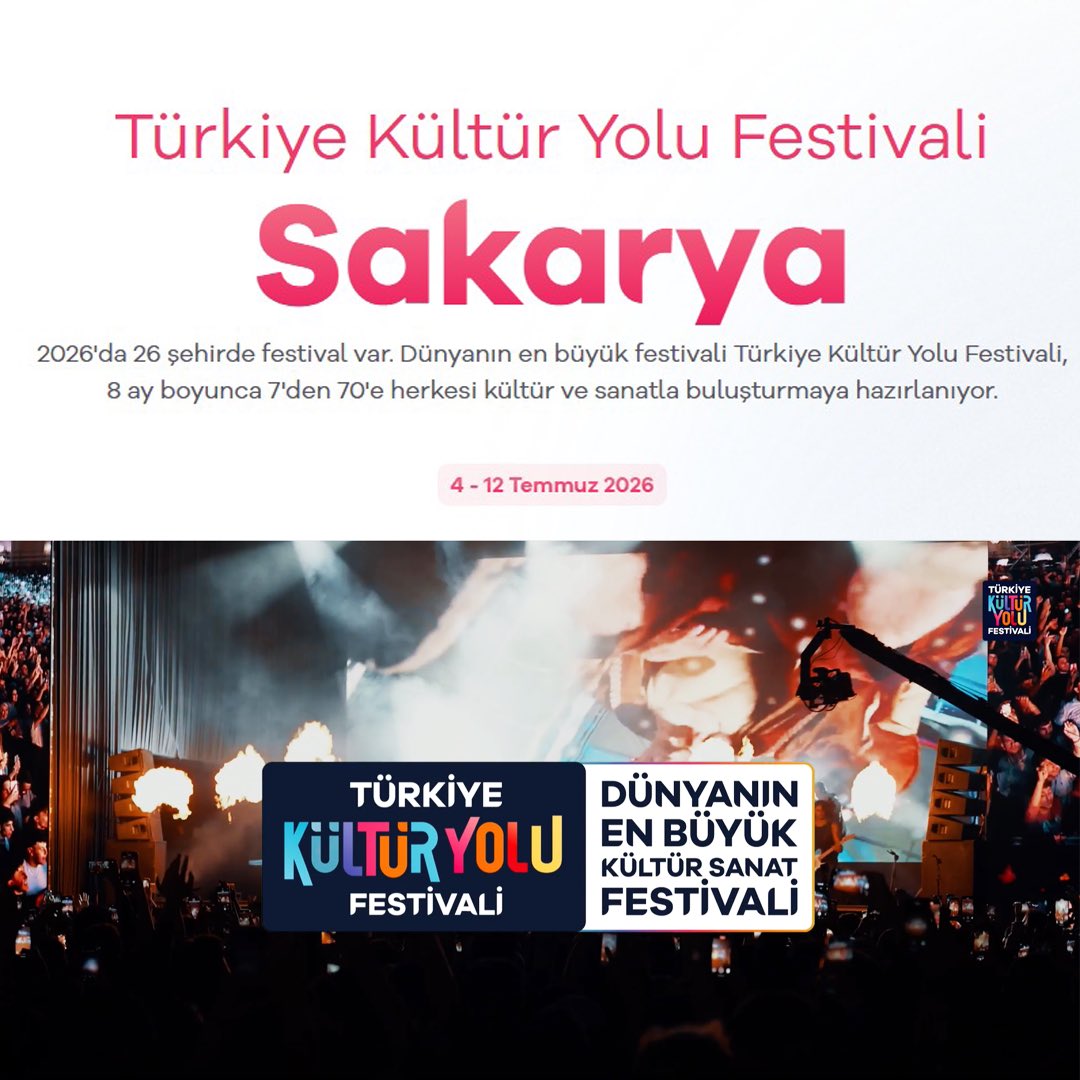 Kültür Yolu Festivali’nin Sakarya takvimi paylaşıldı: 9 sanatçı, tiyatrolar ve sergi geliyor…