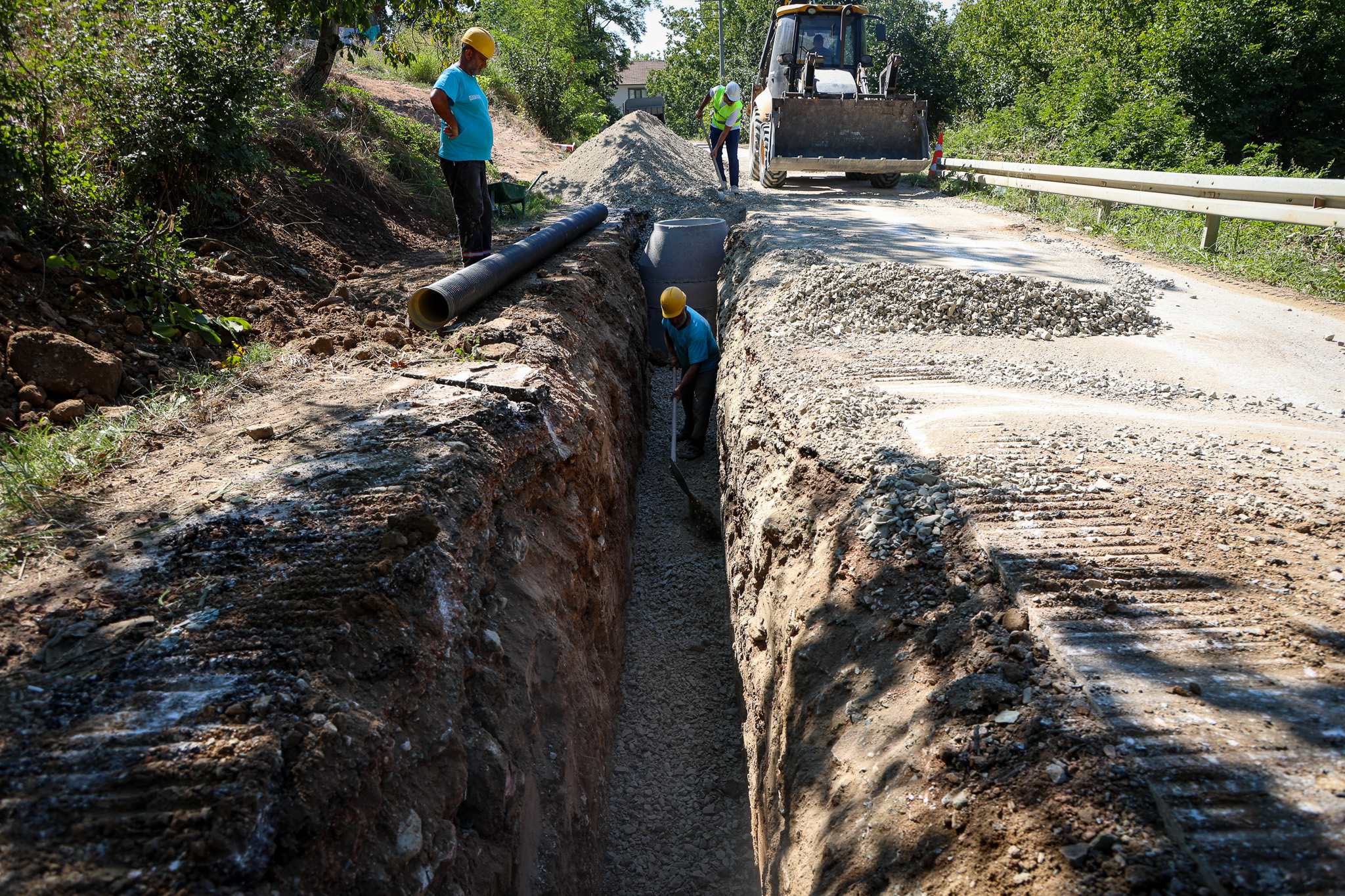 SASKİ, Aşağıdereköy’ün altyapısını 20 milyon liralık yatırımla yeniliyor