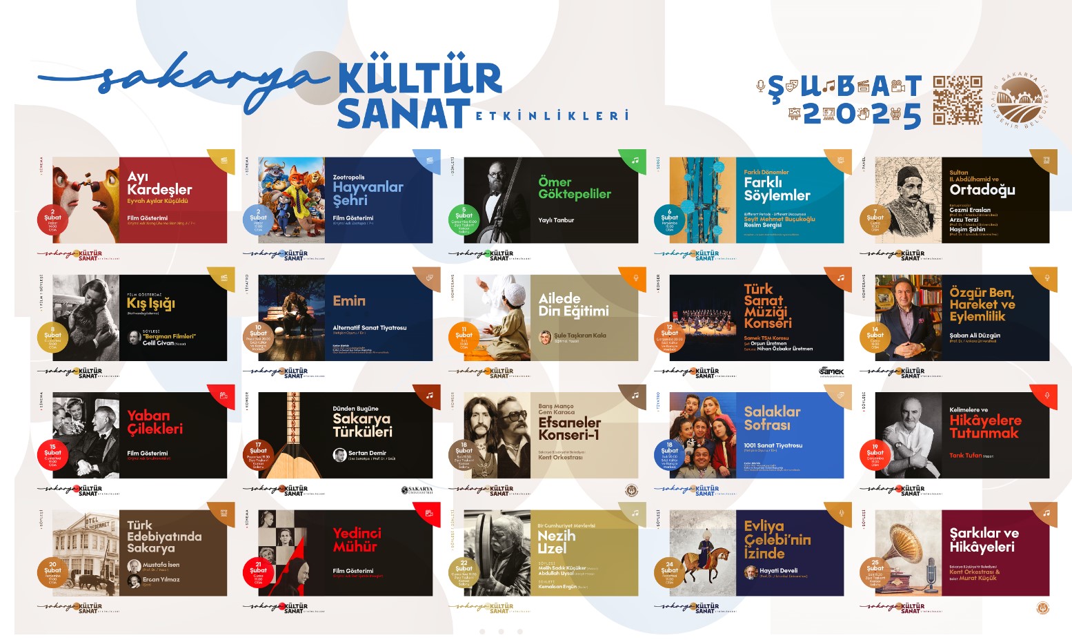 Kültür sanat dostları için harika bir şubat takvimi başlıyor