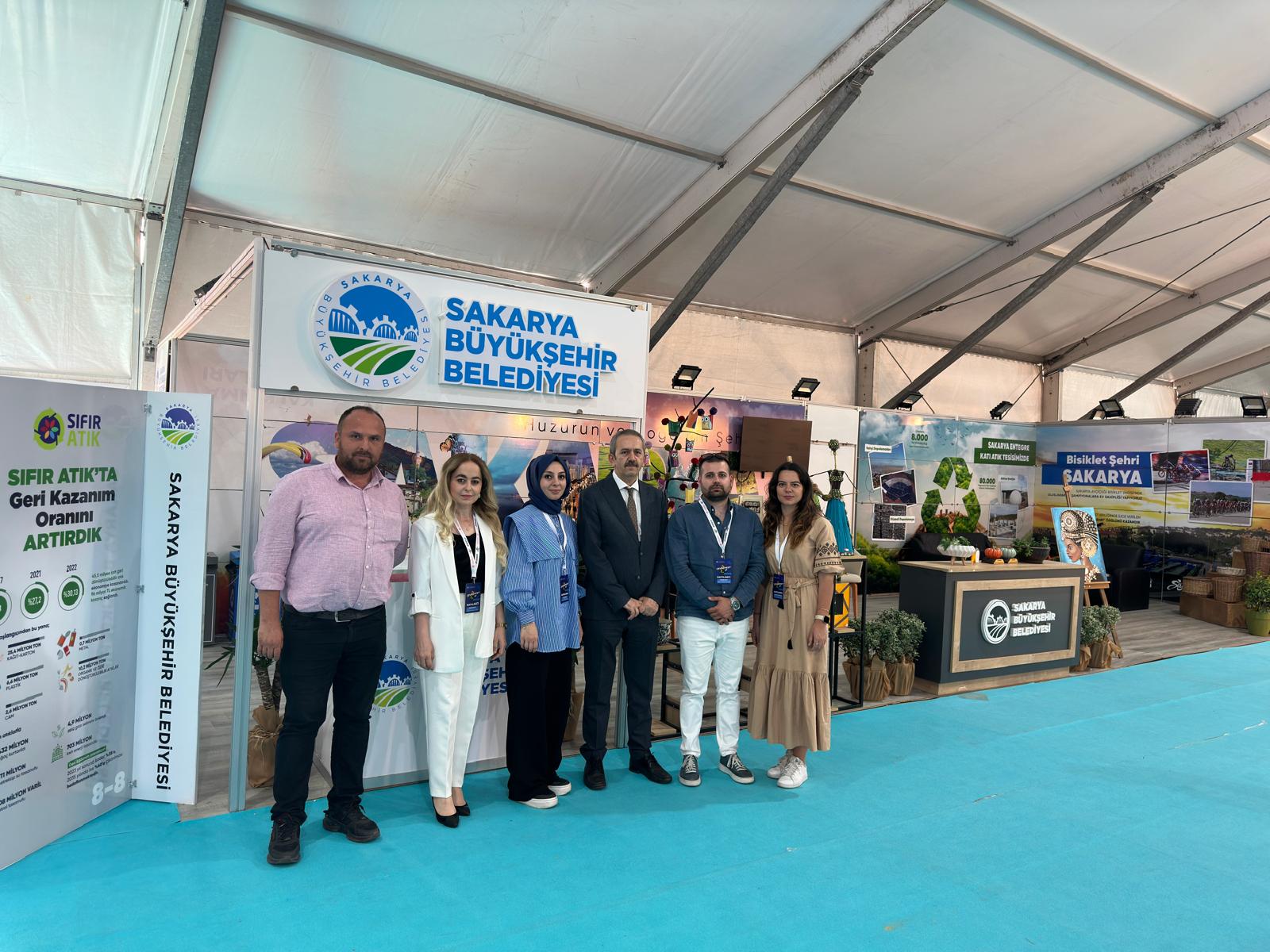 Büyükşehir’in sıfır atık ve iklim değişikliğiyle mücadele çalışmaları ÇEVREFEST’te ilgi odağı oldu