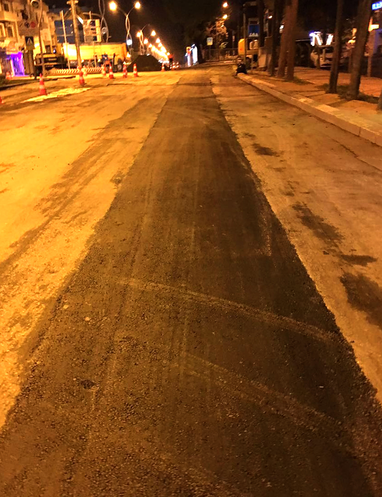 Orhangazi Caddesi’nde çalışmalar tamamlandı