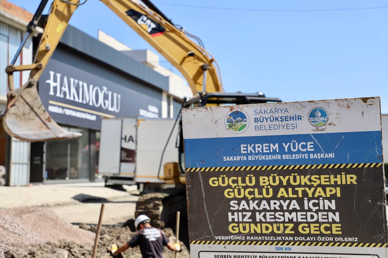 Büyükşehir güçlü altyapı ağını Serdivan’da genişletiyor
