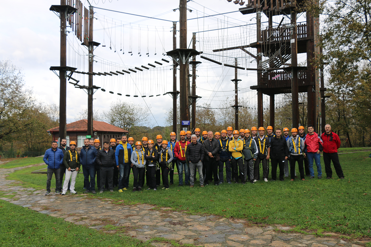 Macera Park’ta iş hayatının stresini attılar