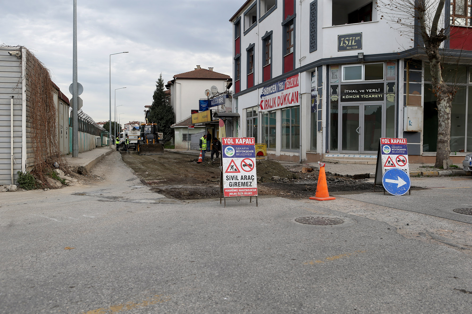 O bölgede altyapı tamam, sıra sıcak asfaltta