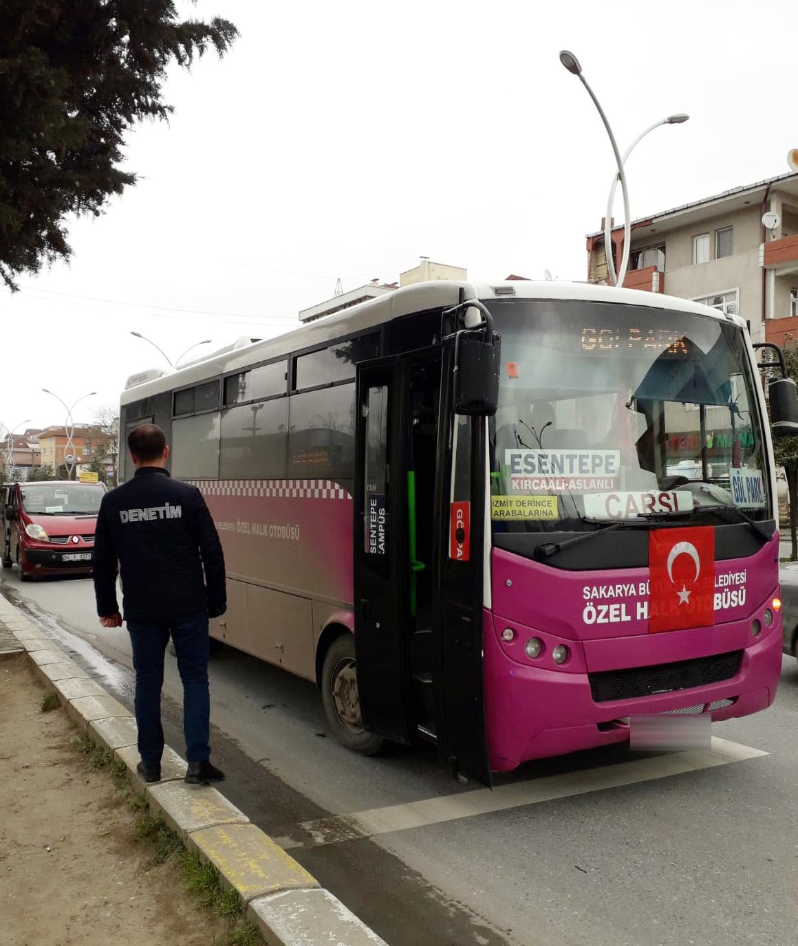 Toplu taşıma araçlarına corona denetimi