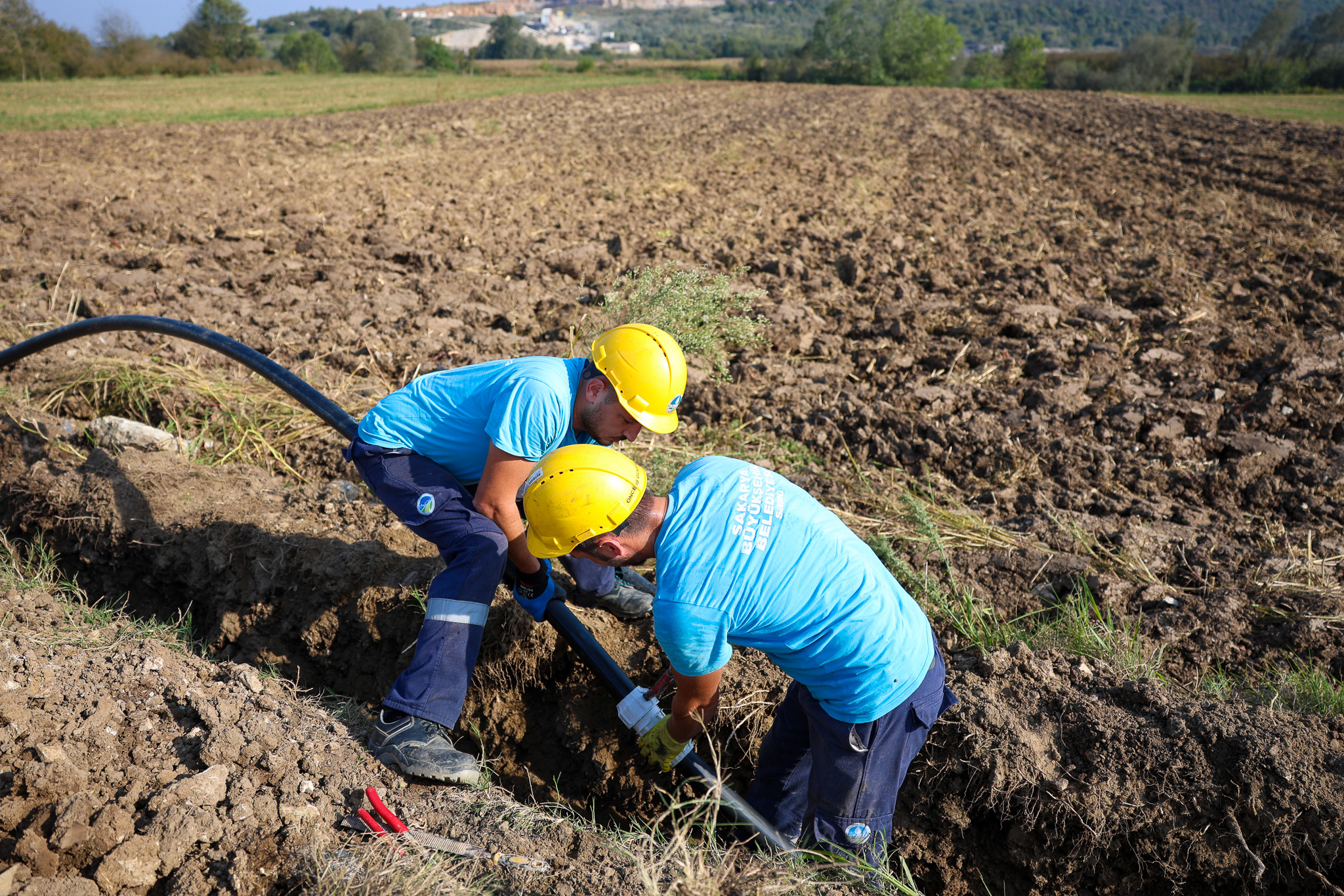 3 bin metrelik hat ile Ferizli’nin iki mahallesine kesintisiz içme suyu