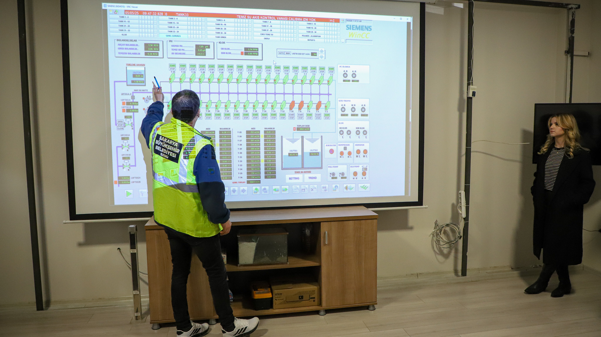 SASKİ geleceğin sağlık neferlerini tesislerinde ağırladı