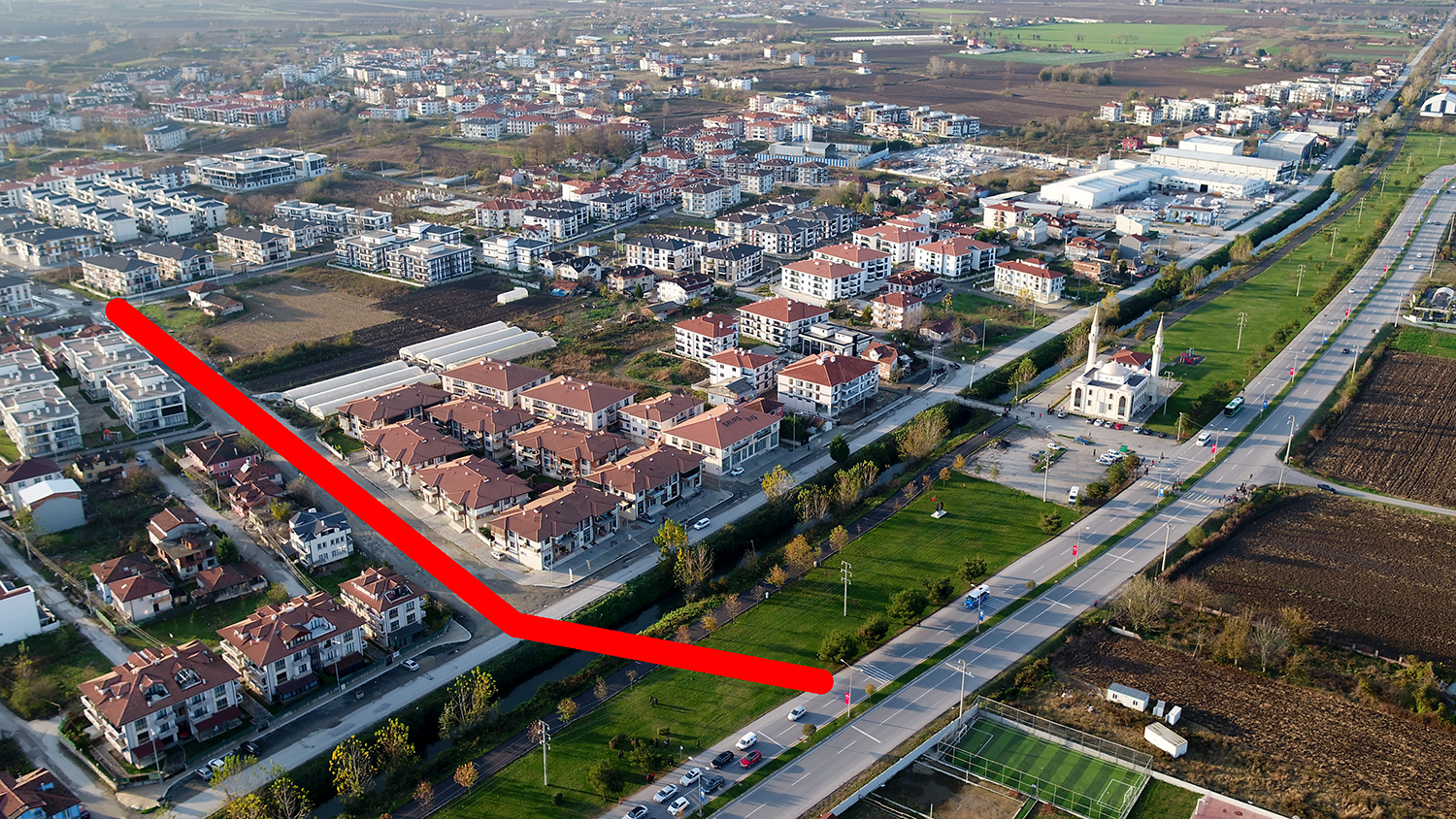 Yeni köprü ve duble yol için çalışmalar başladı