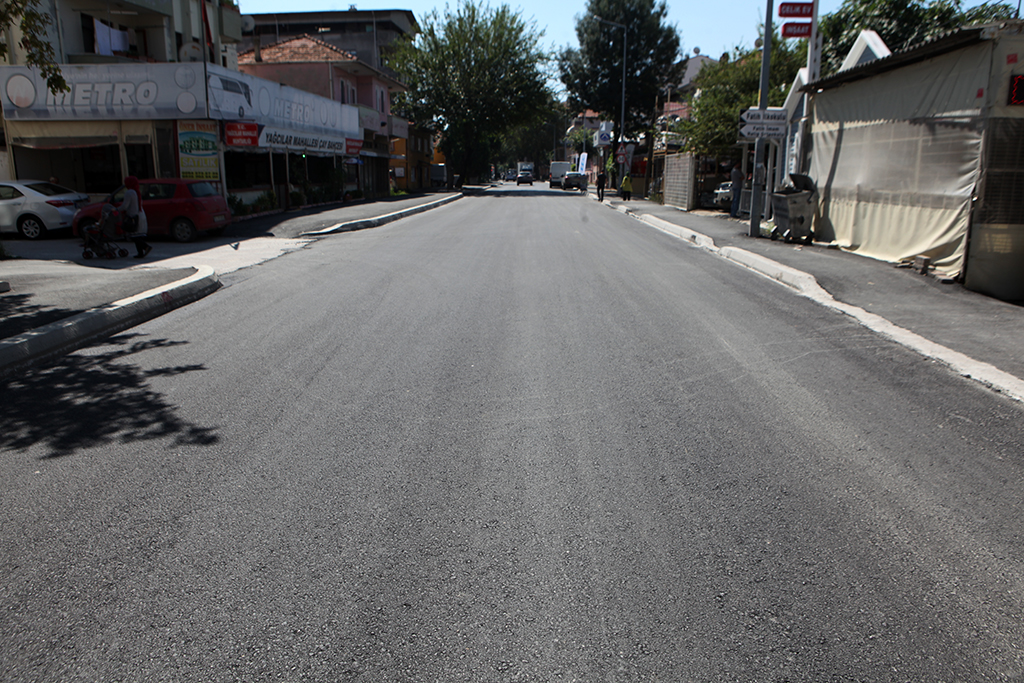 Yeğenler Caddesi yenilendi