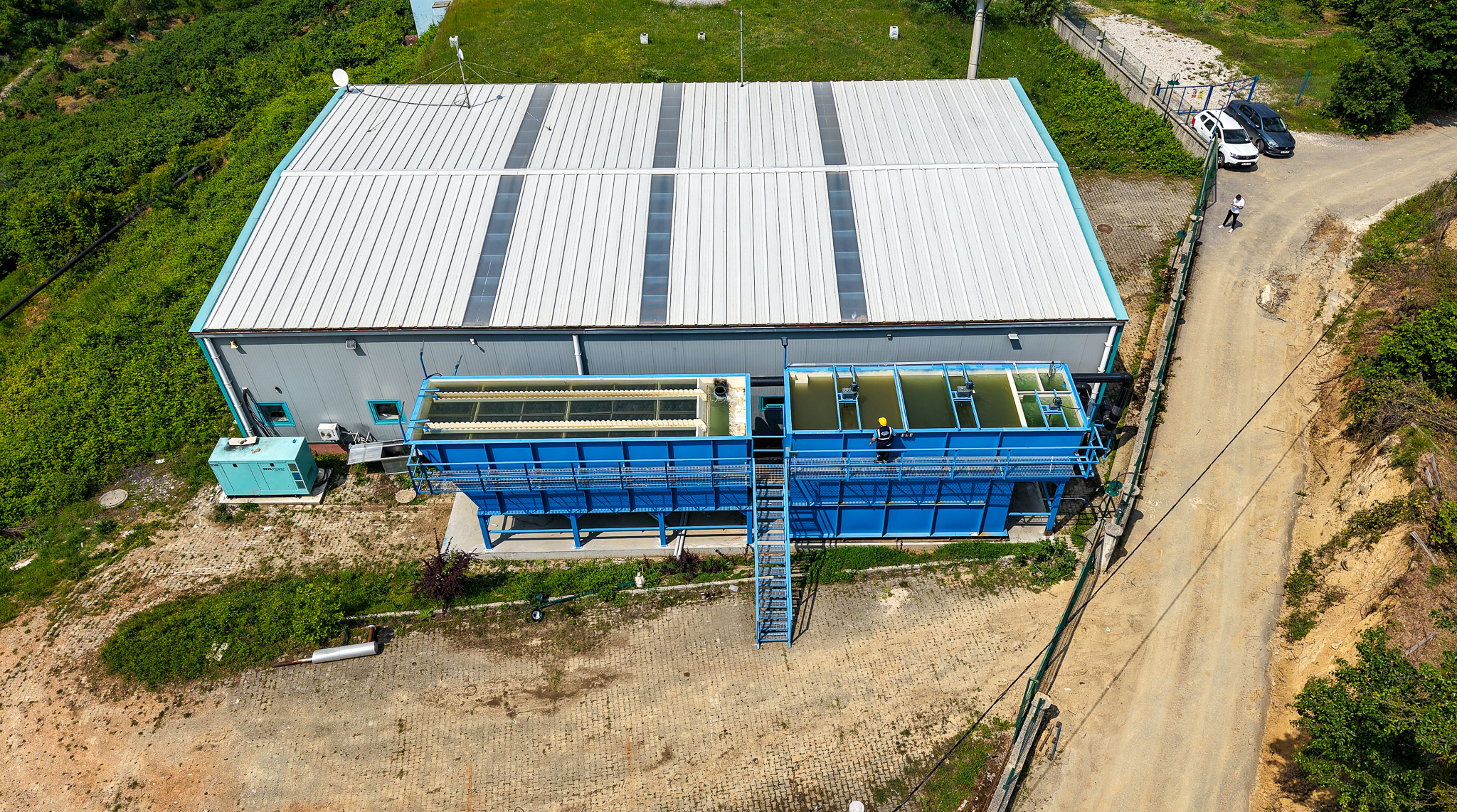 Karapürçek’te ön çökeltim sistemiyle arıtılan sular altyapı hatlarına ulaştı