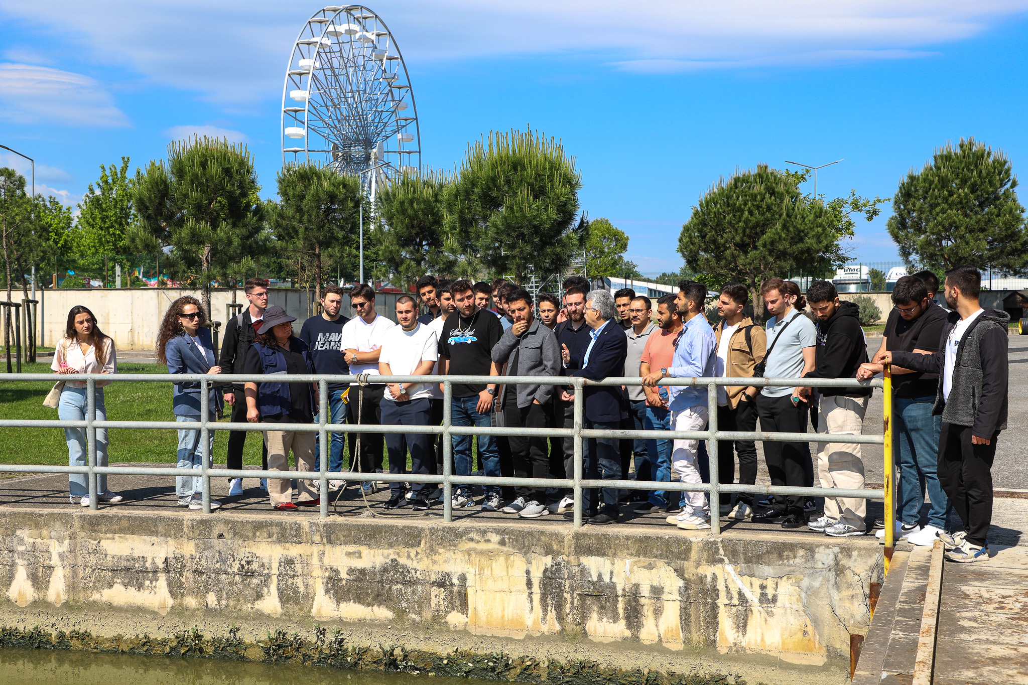 Mühendis adayları enerji üreten sistemleri SASKİ tesislerinde inceledi