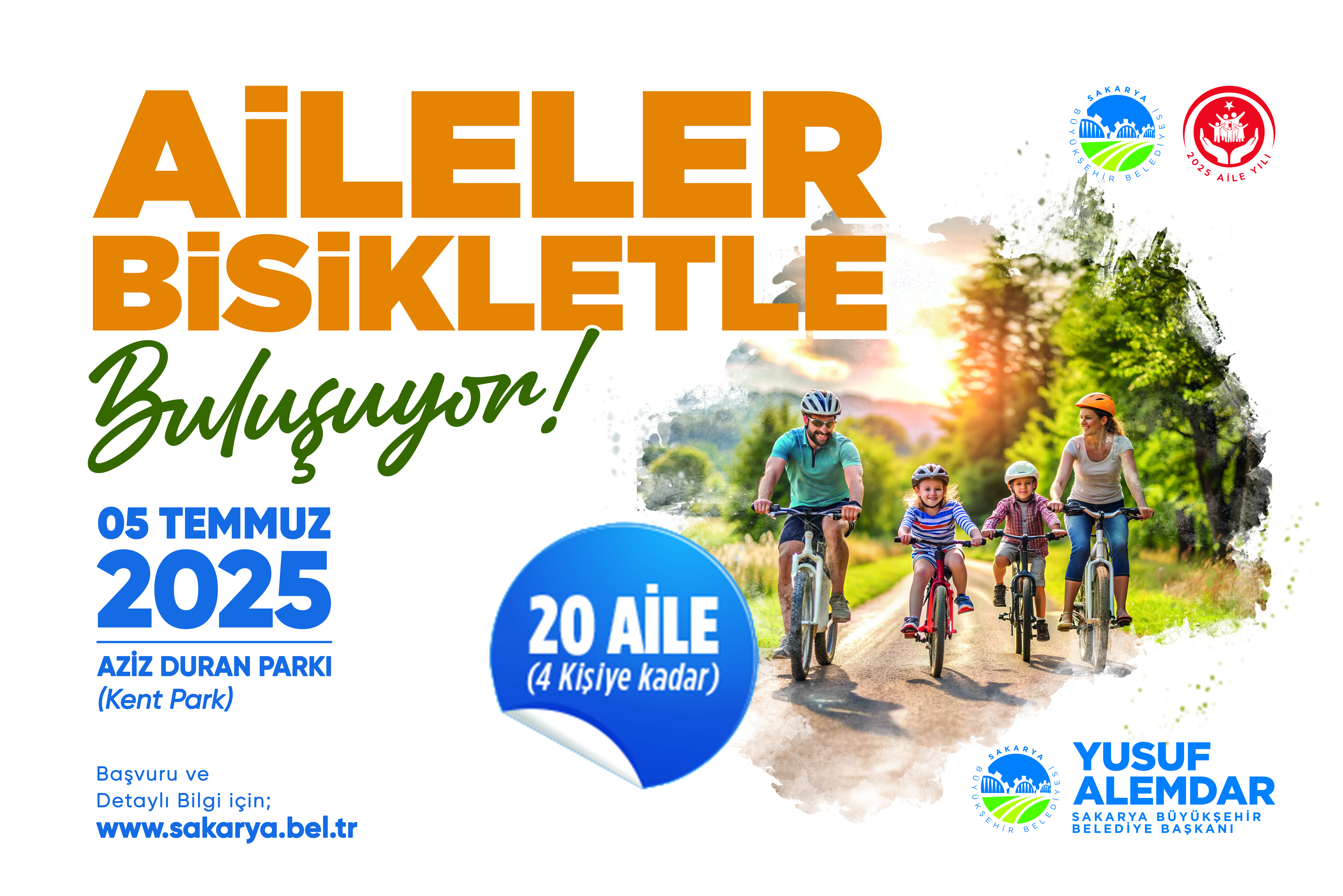 Sakarya’da pedallar ‘aile’ için dönecek: Kayıtlar başladı