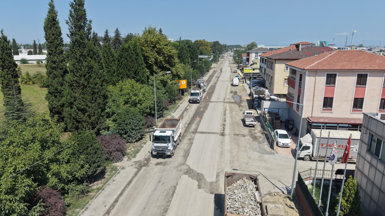 Arifiye’nin can damarında üst yapı çalışmaları başladı
