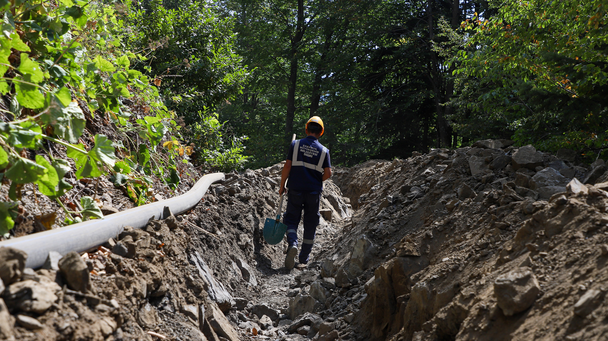 40 bin kişiye hizmet sunacak kaynaklar 5 bin metrelik yeni hat ile abonelere ulaştı