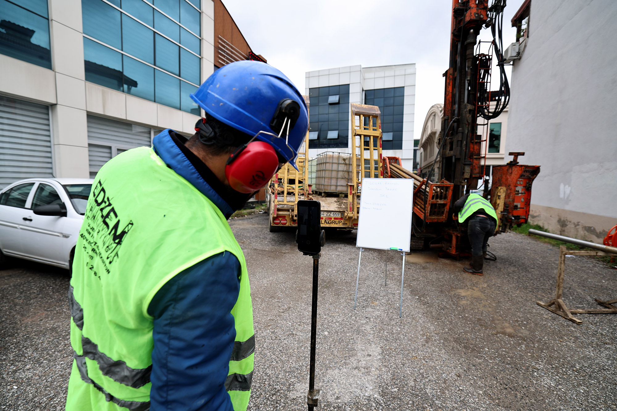 Tığcılar’da kentsel dönüşüm sondaj çalışmalarıyla başladı