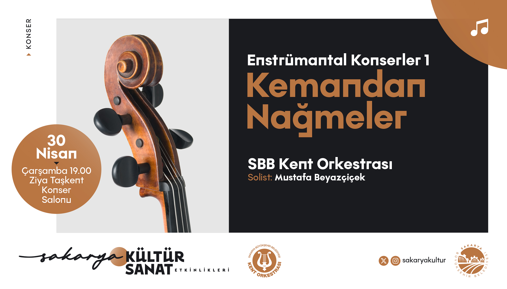Büyükşehir kültür sanat etkinliklerinde Nisan takvimi belli oldu