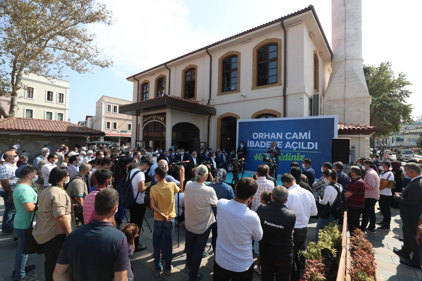 Orhan Cami ibadete açıldı