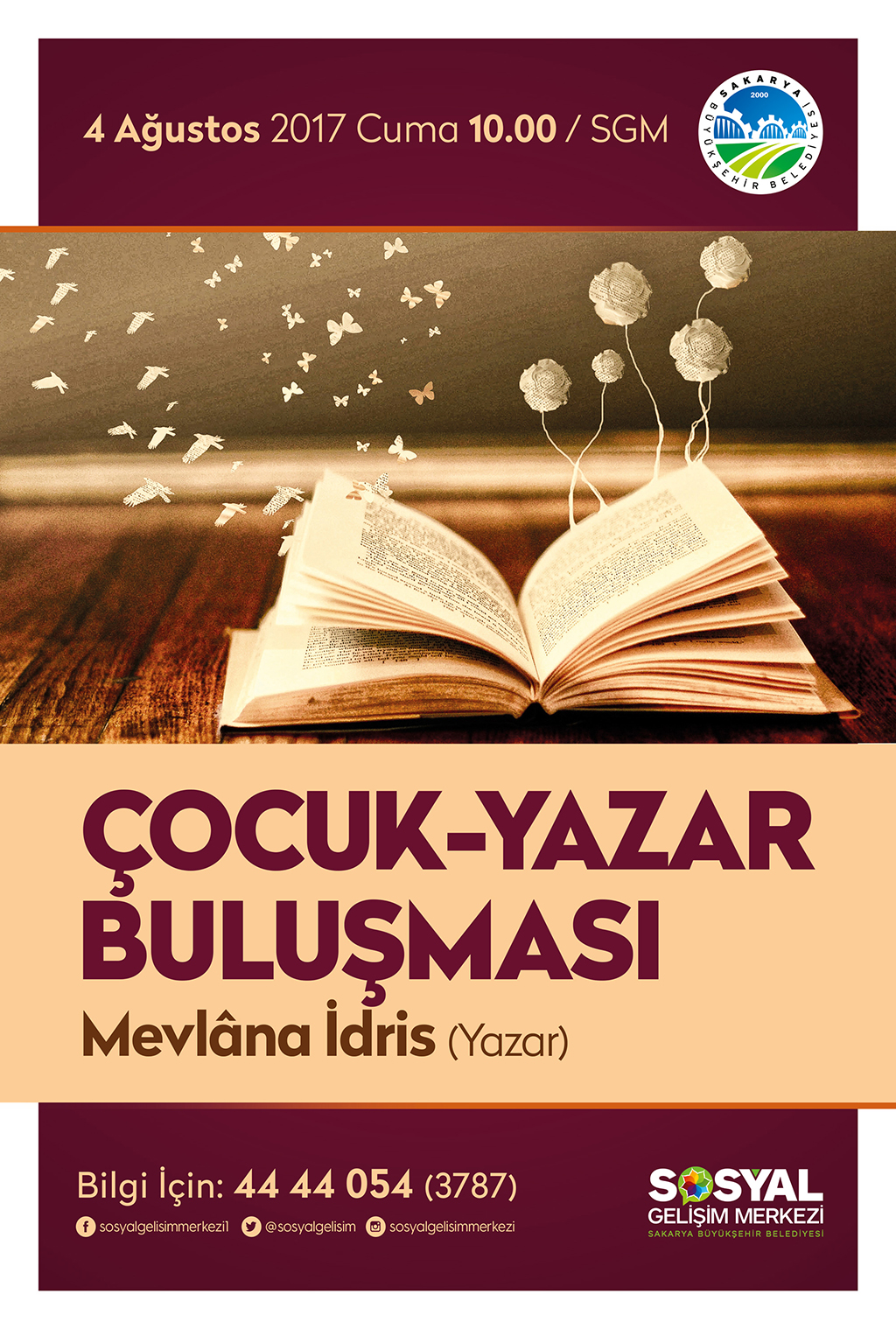 Mevlana İdris SGM öğrencileriyle buluşacak 