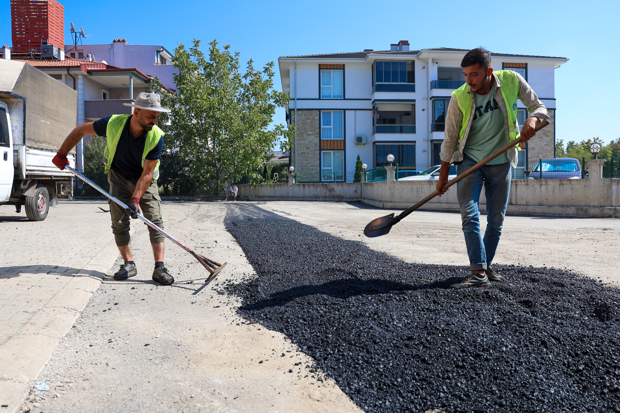 Altyapı çalışmaları tamamlanan noktalar sürücüler için güvenli hale getirildi