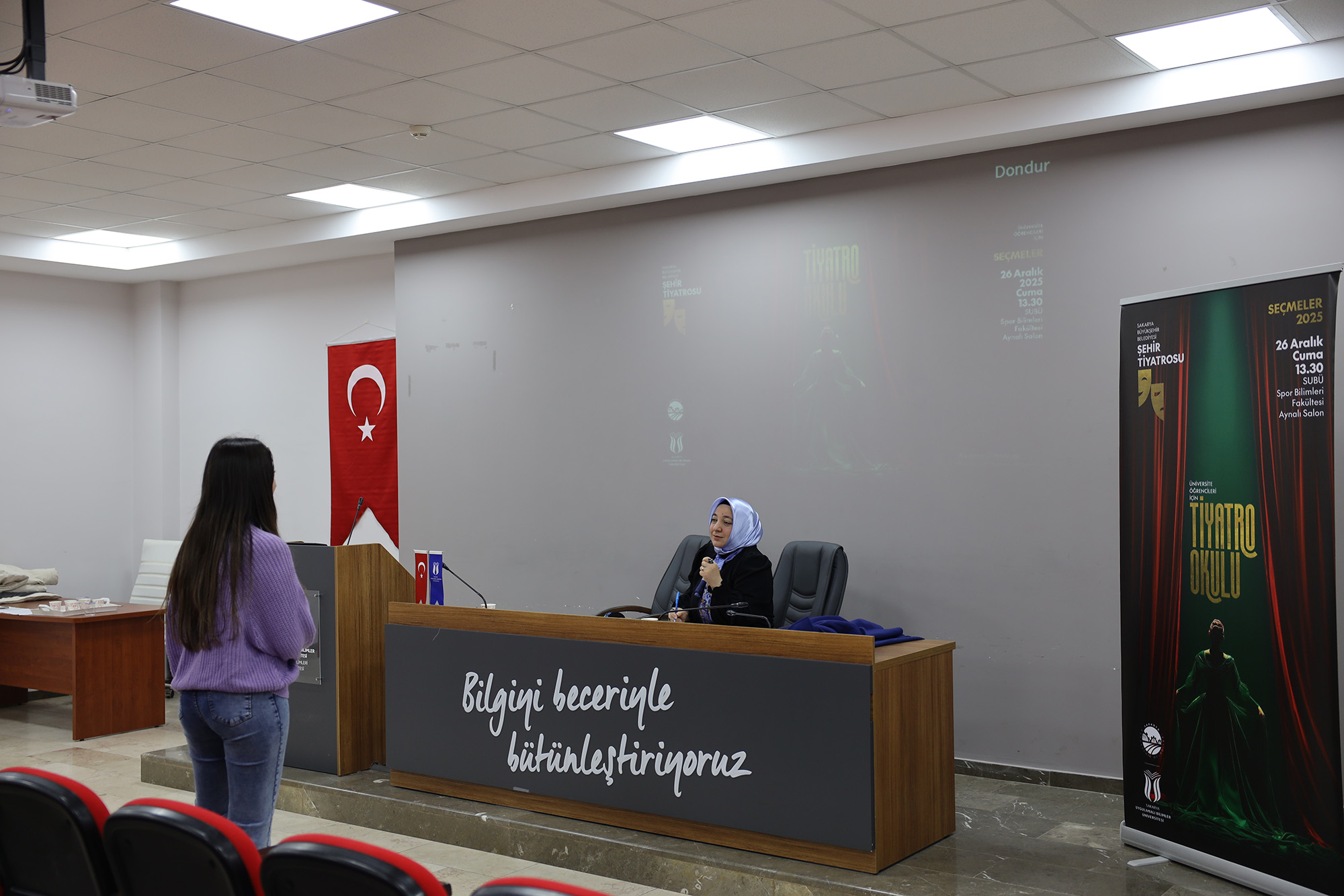 ‘Genç Sahne Tiyatro Okulu’ seçmeleri yoğun katılımla gerçekleşti