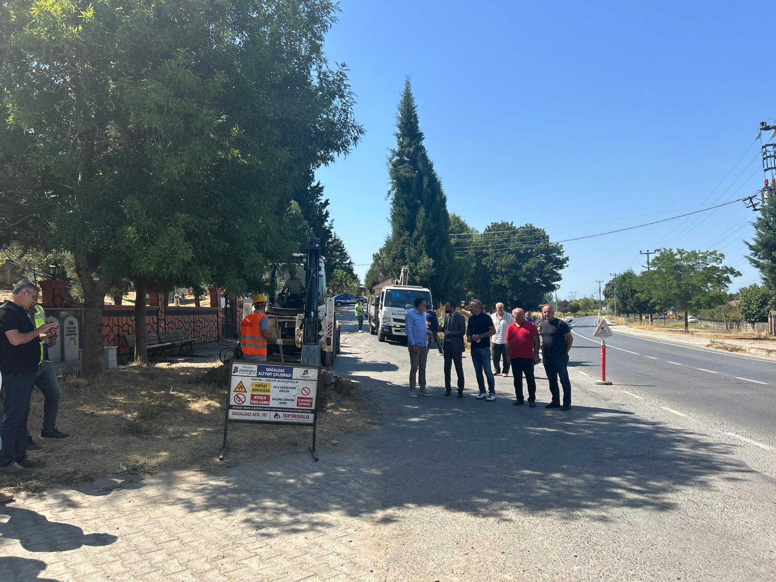 Yusuf Alemdar o mahallelere doğalgaz sözünü tuttu: Gaz yakında evlere ulaşacak