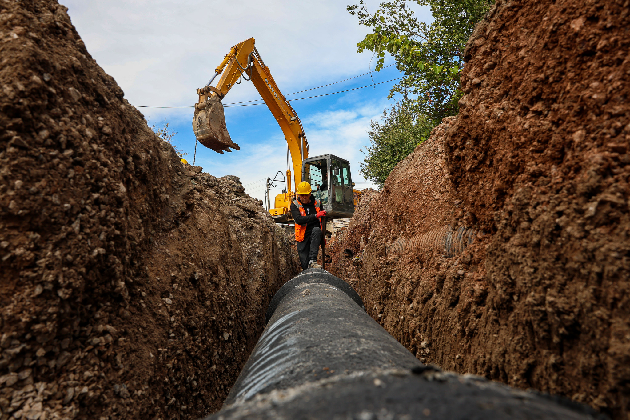 Güllük Mahallesi’nin altyapısı yoğun yağışlara karşı güvenli hale geliyor