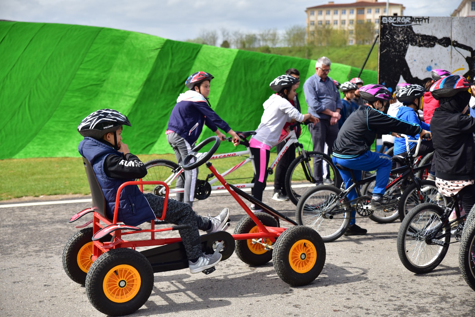 Minikler Bisiklet Vadisi’nde pedal çevirdi