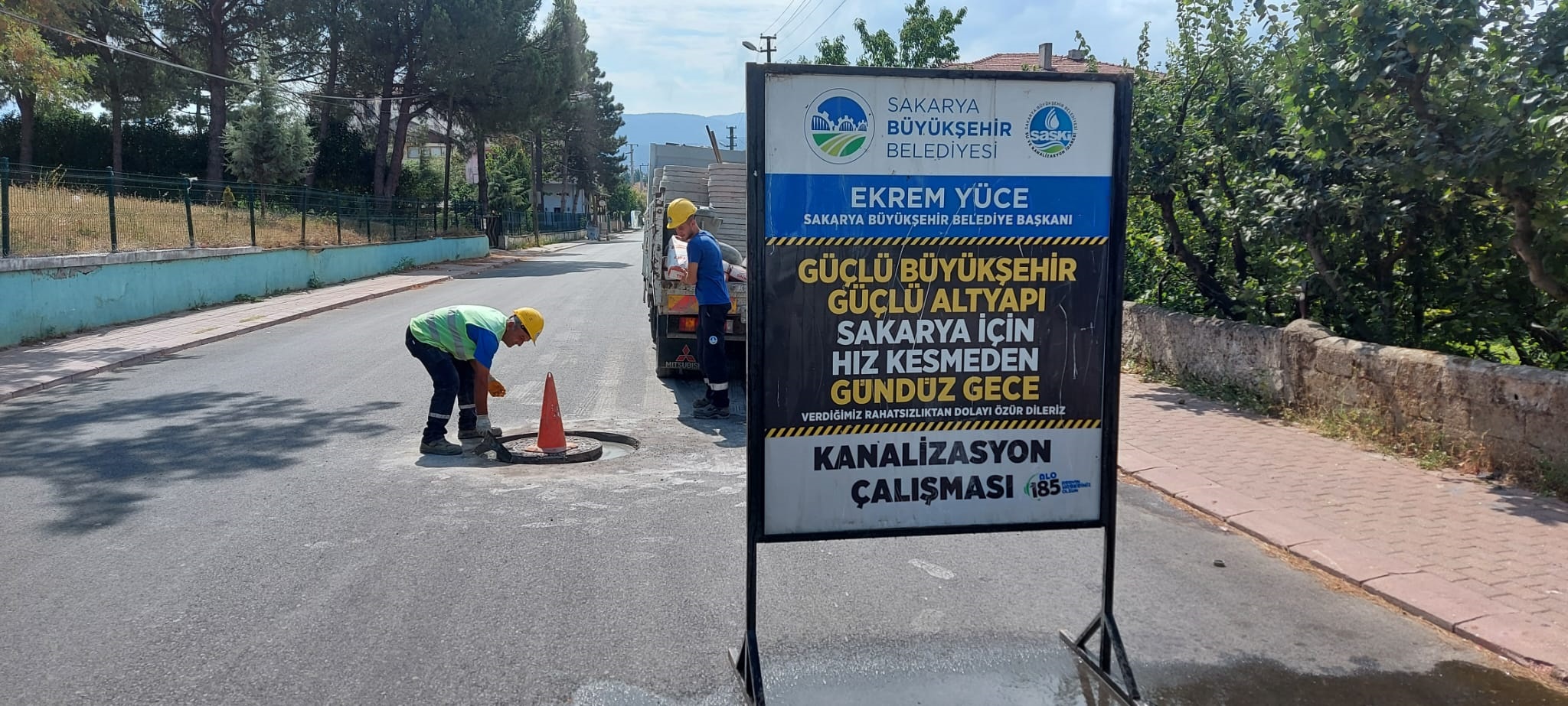 Konforlu ulaşım için Geyve’de 600 kapağa müdahale edildi