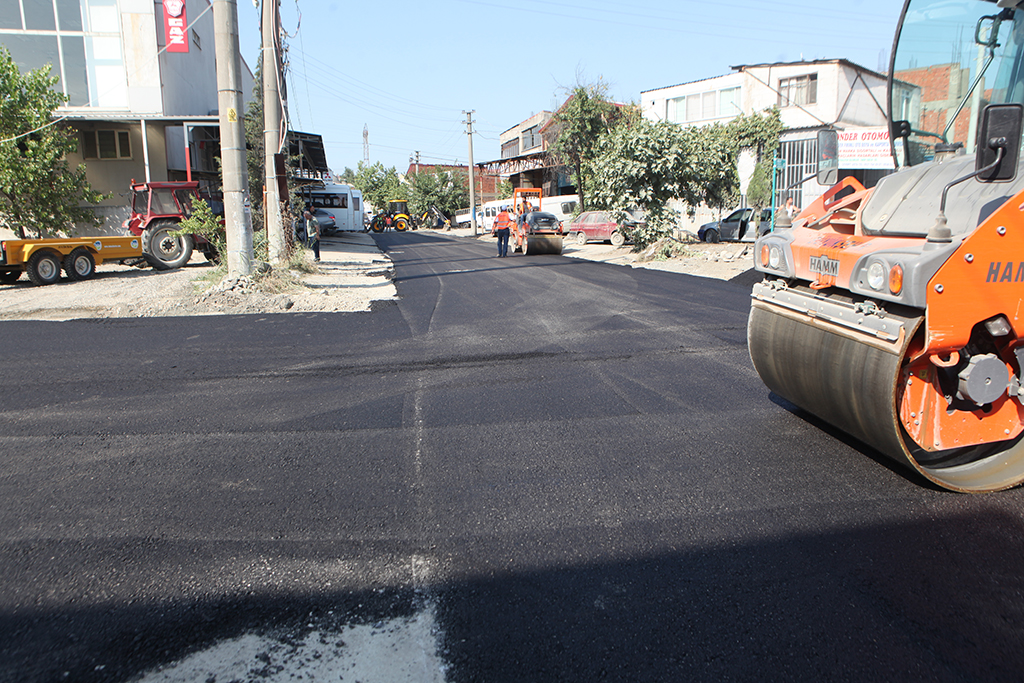 Modern Sanayi’de asfalt tamam