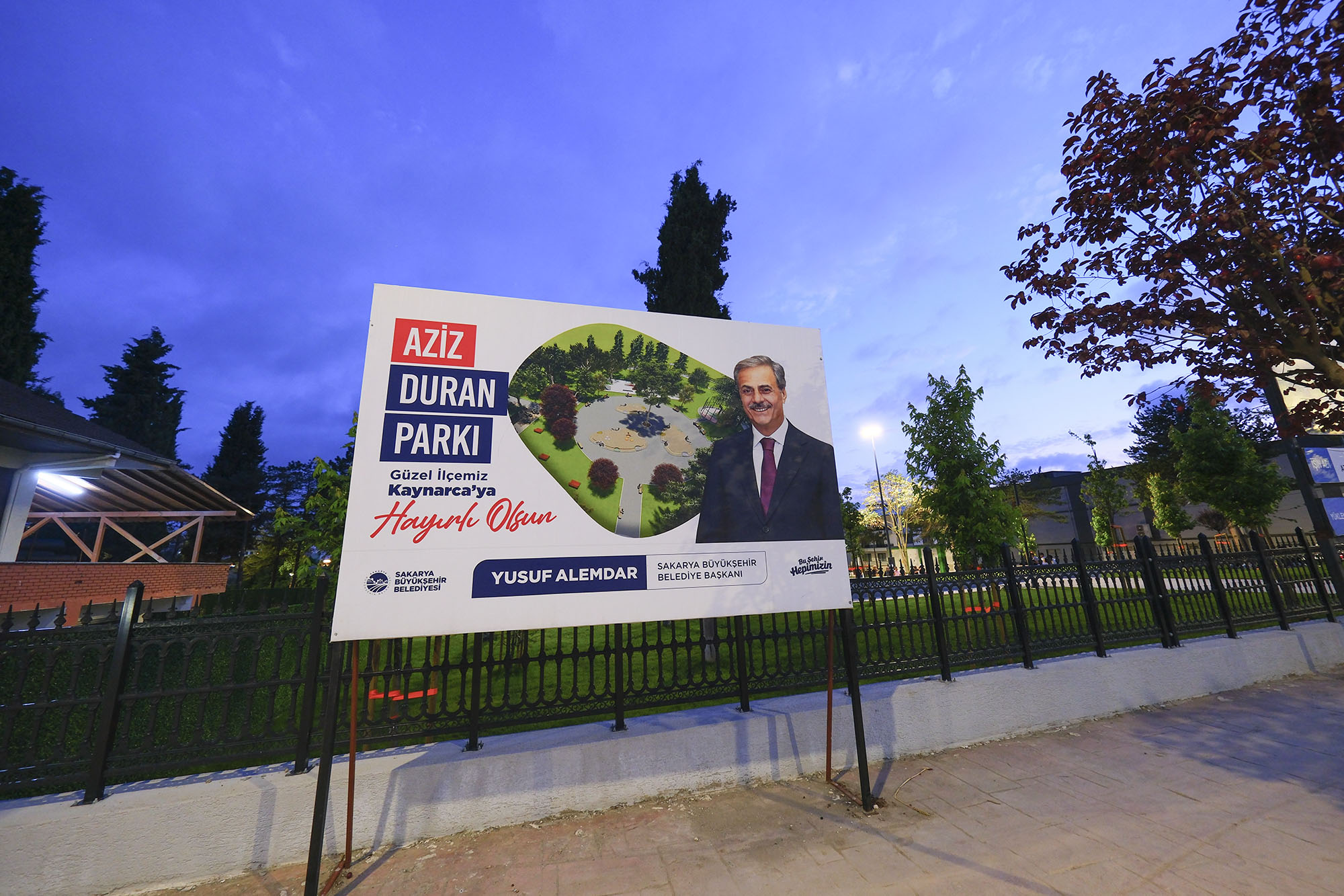 “Kaynarca Aziz Duran Parkı ilçemize ve hemşehrilerimize hayırlı olsun”