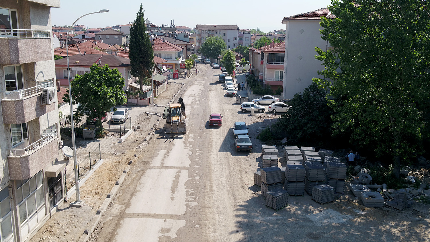 Hacıoğlu Mahallesi’nde altyapı tamam sıra üstyapıda