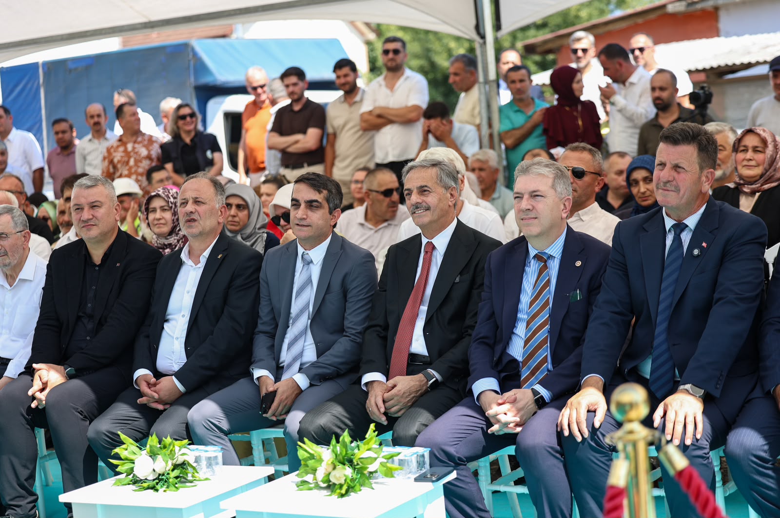 Akyazı’nın geleceğine 1 milyar TL’lik yatırım: “Tarihi bir günde ilçemizin su geleceğini güvence altına alıyoruz”