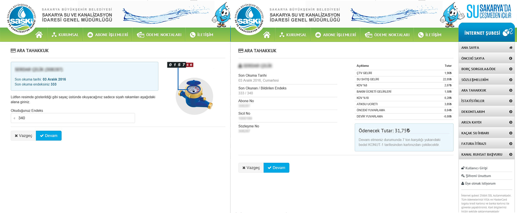 SASKİ’nin abone sistemi Türkiye’ye örnek