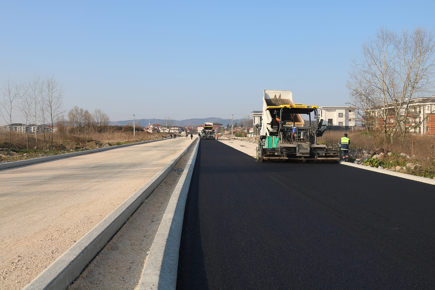 Stadyum bölgesine yeni duble yol