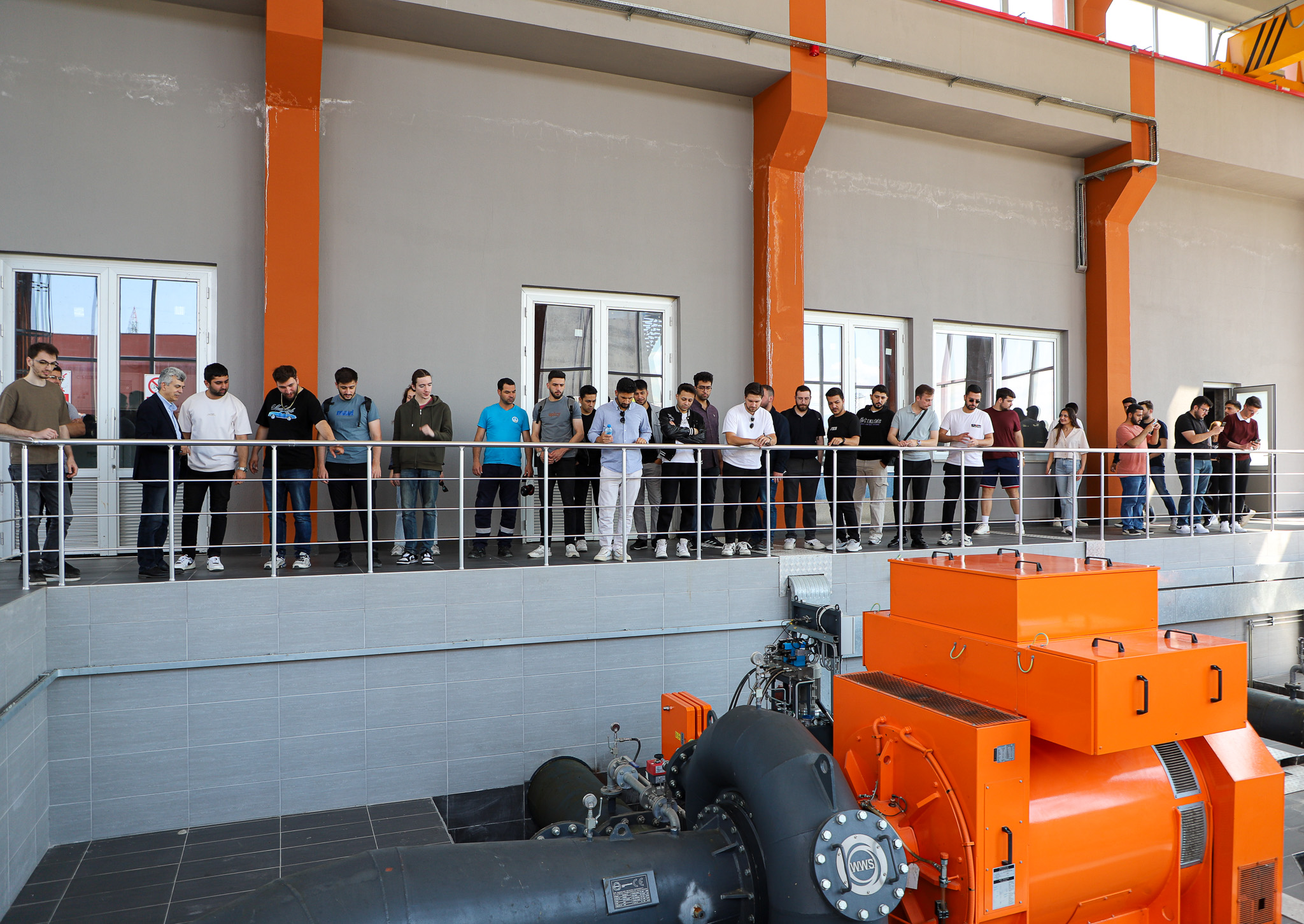 Mühendis adayları enerji üreten sistemleri SASKİ tesislerinde inceledi