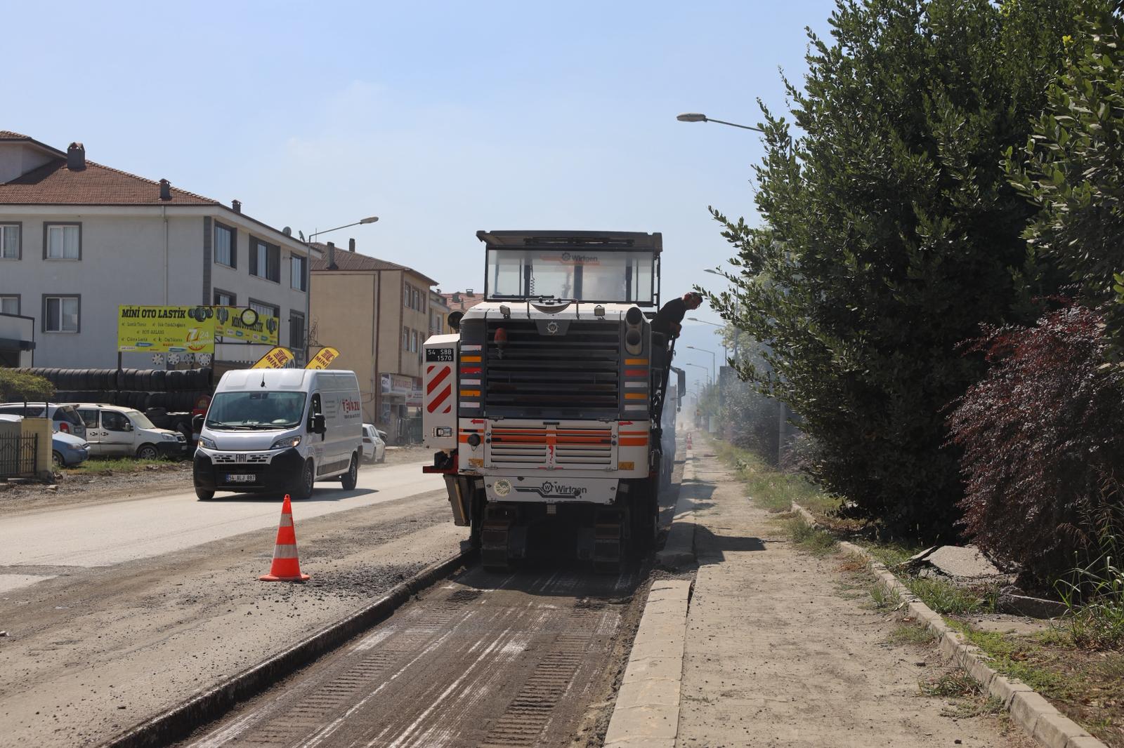 Arifiye’nin can damarında üst yapı çalışmaları başladı