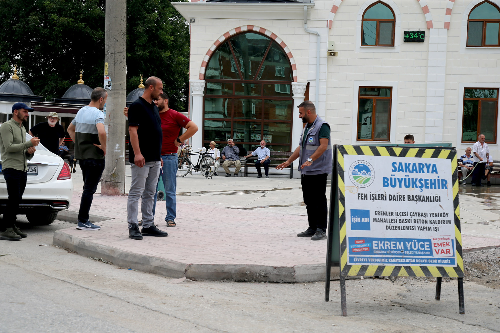 Erenler Çaybaşı’na geniş ve ferah kaldırımlar