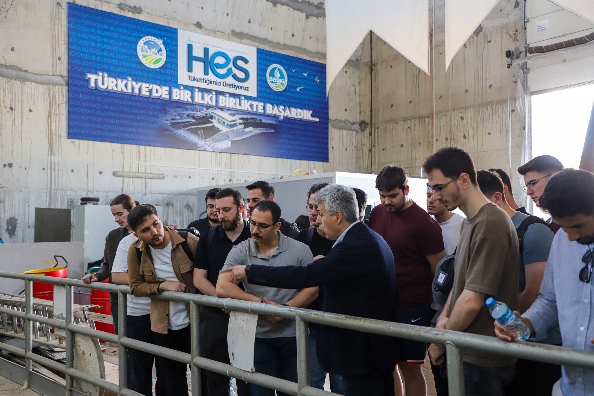 Mühendis adayları enerji üreten sistemleri SASKİ tesislerinde inceledi