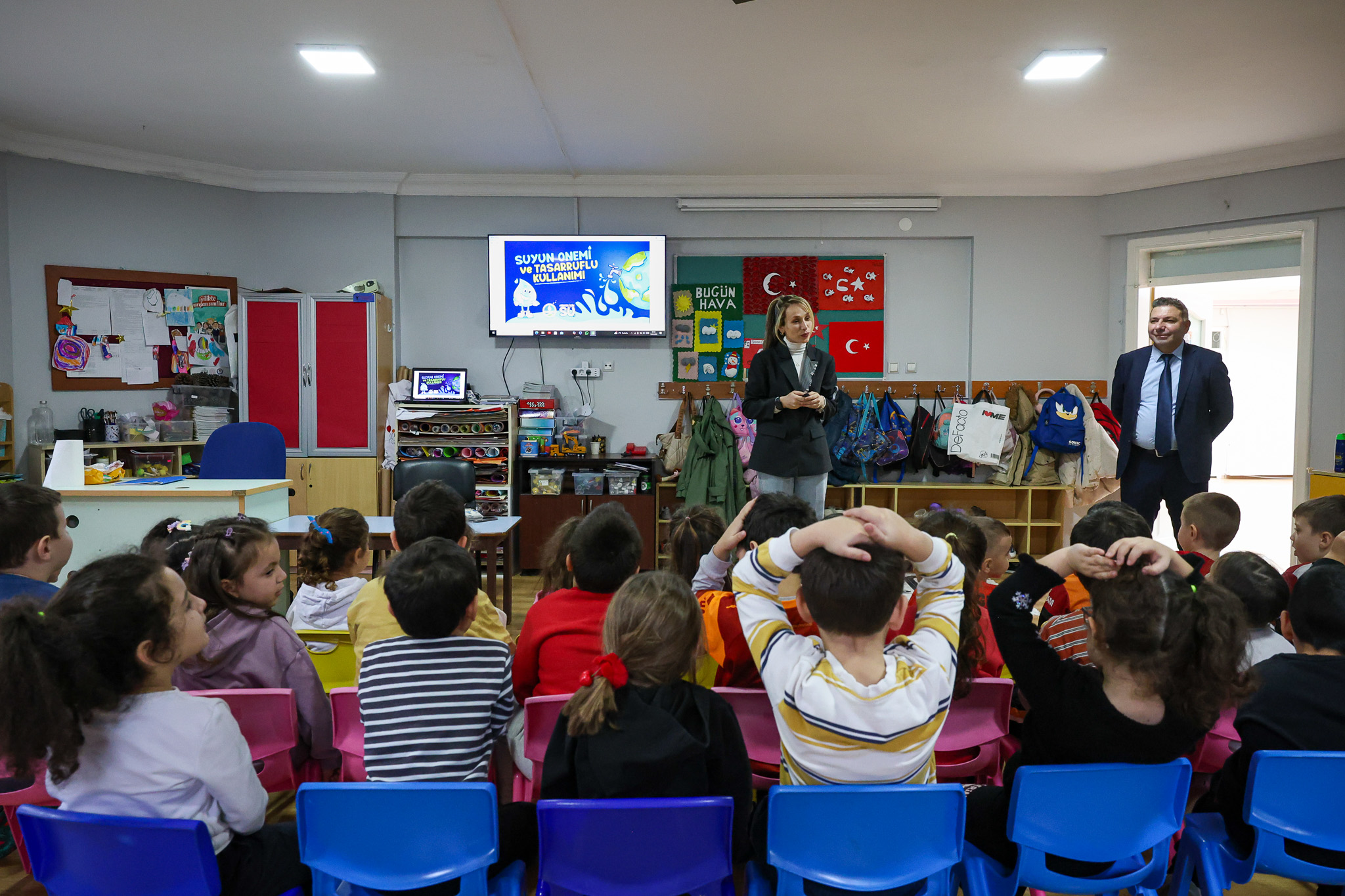 Ferizli’deki minik öğrenciler ‘Su Müfettişi’ ilan edildi