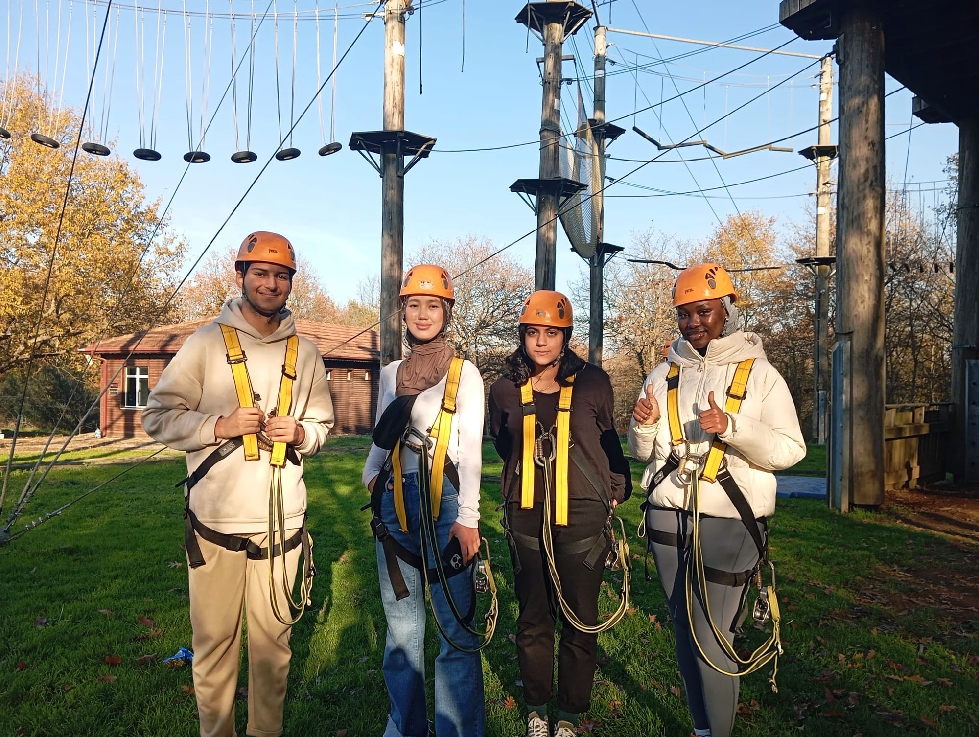 Macera Parkı’nda adrenalini ve eğlenceyi bir arada yaşadılar
