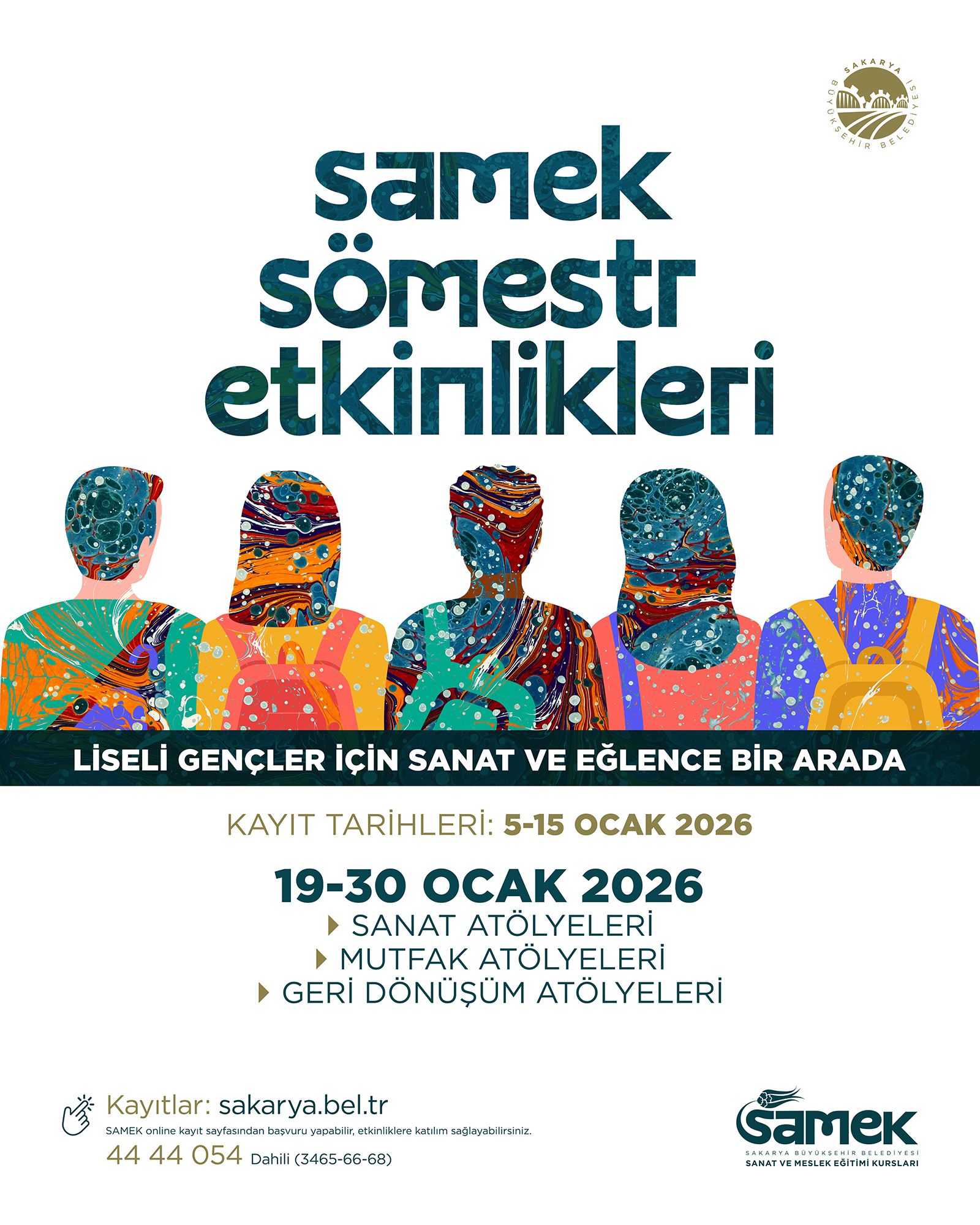 SAMEK’te sömestr etkinlikleri başlıyor: Kayıtlar 5 Ocak’ta