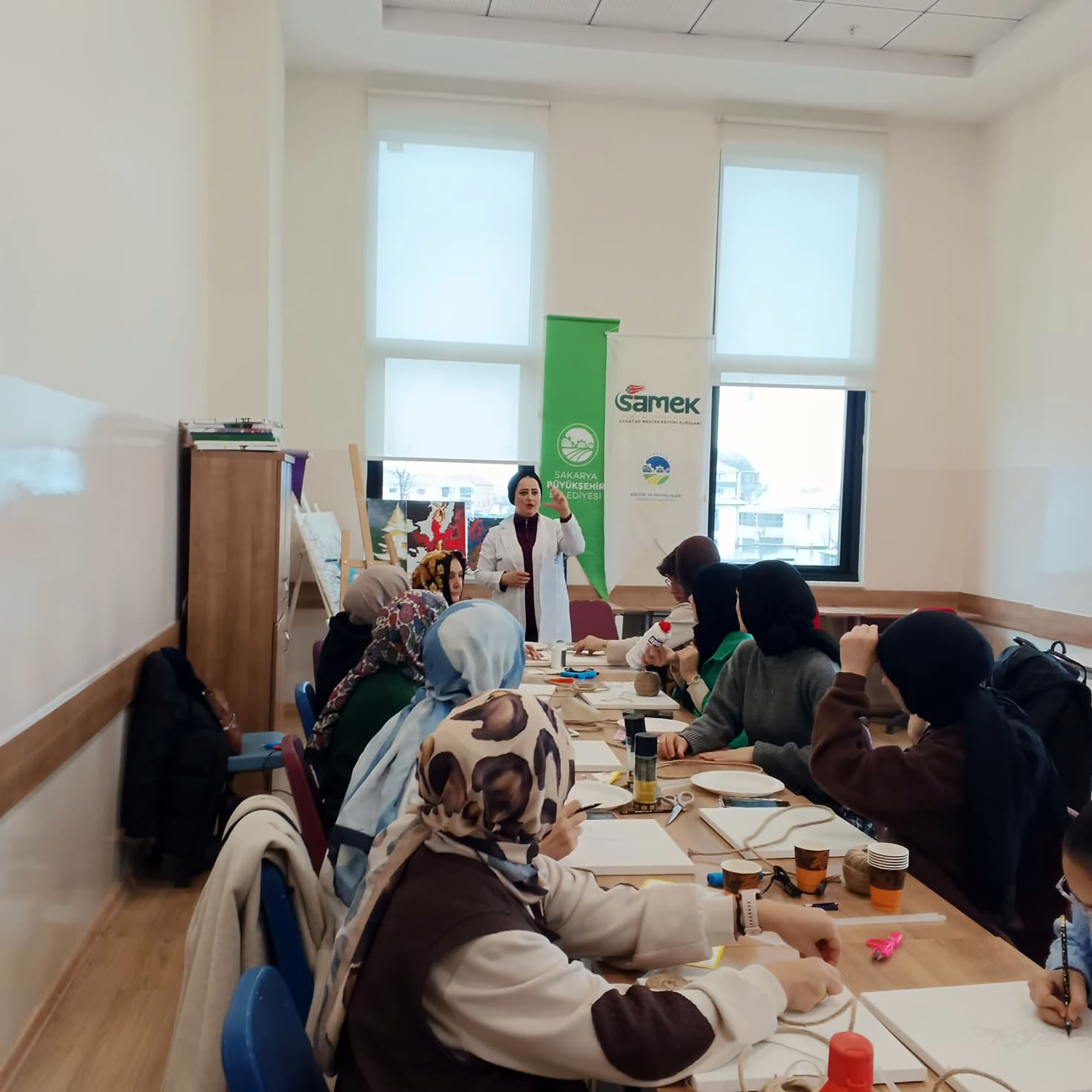 Ara tatilde SAMEK atölyeleri dolu dolu geçiyor