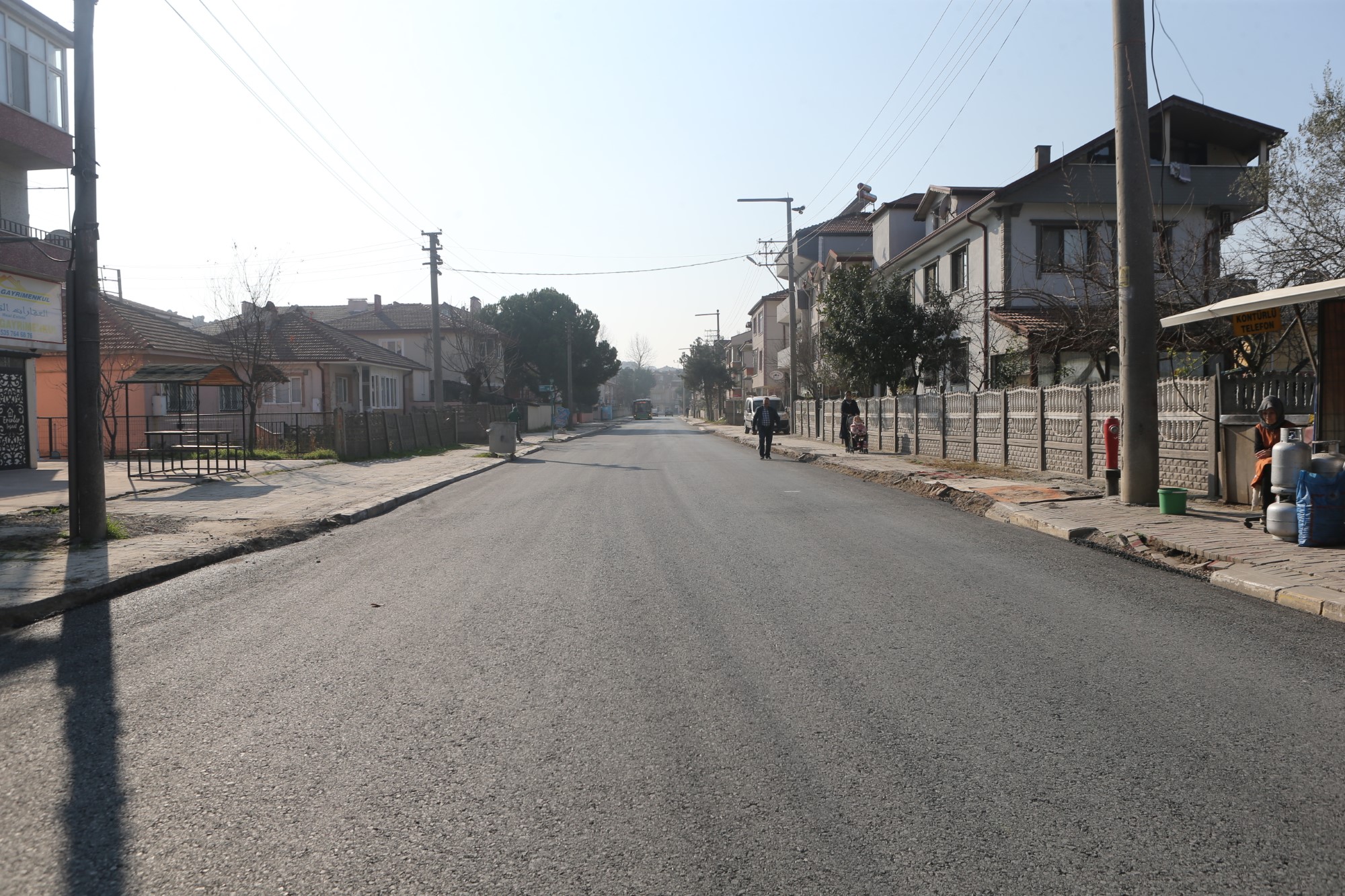 Akşemsettin Caddesi’nde 2. etap tamam