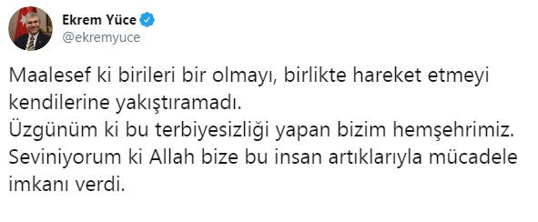 “Allah bize bu insan artıklarıyla mücadele imkanı verdi”